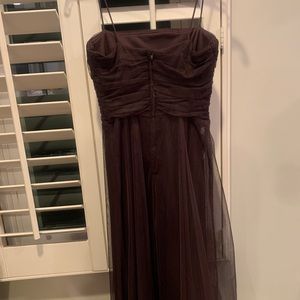 Brown formal dress